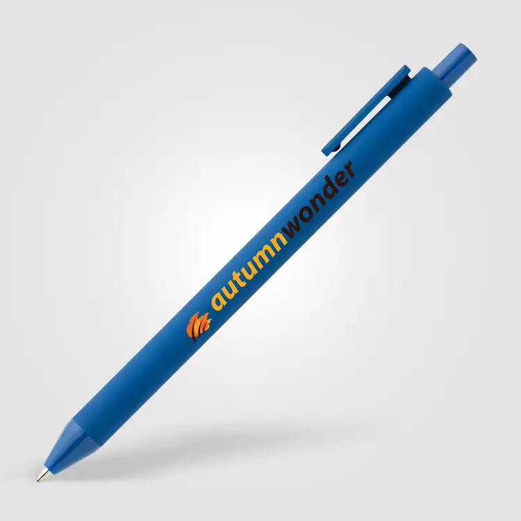 Bloom Essentials Recycled Plastic Retractable Soft Touch Pen #19