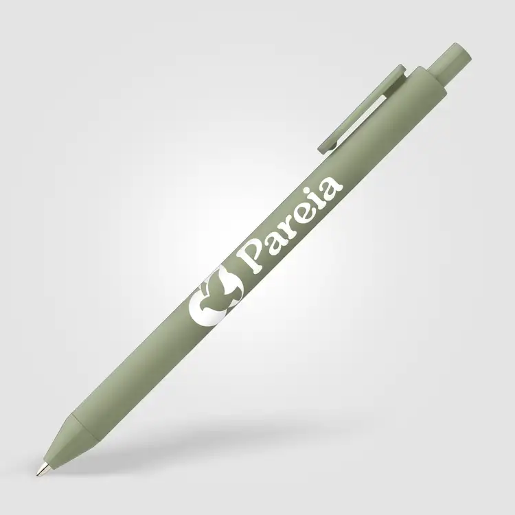 Bloom Essentials Recycled Plastic Retractable Soft Touch Pen #22