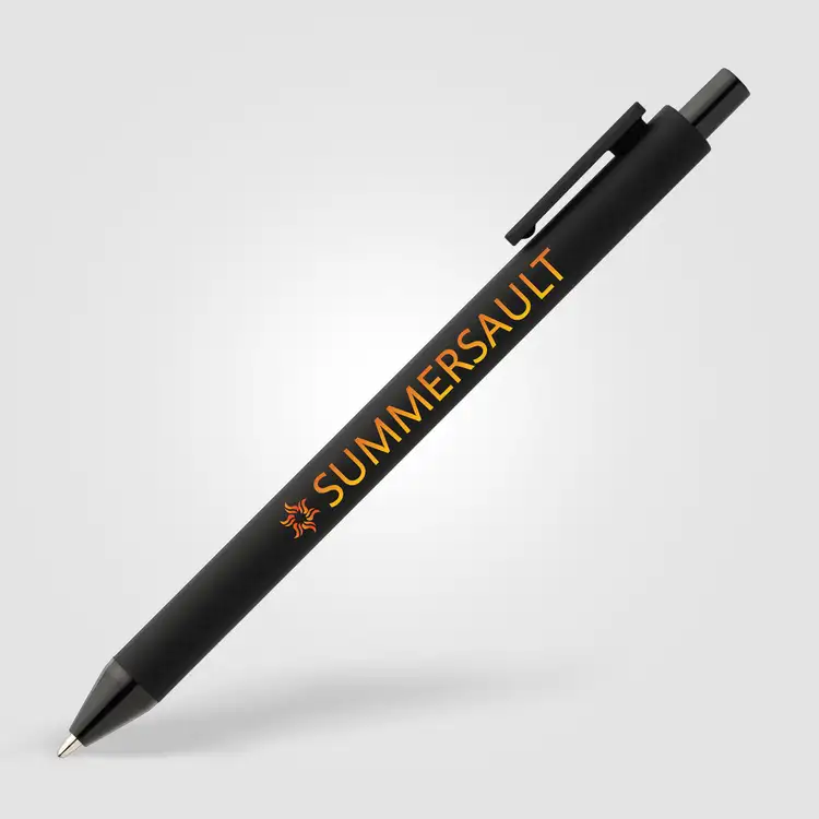 Bloom Essentials Recycled Plastic Retractable Soft Touch Pen #3
