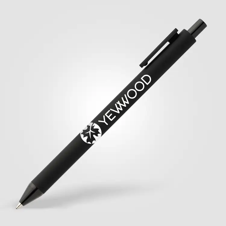 Bloom Essentials Recycled Plastic Retractable Soft Touch Pen #4