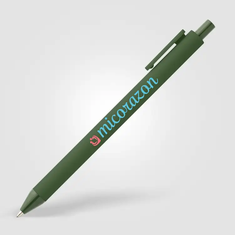 Bloom Essentials Recycled Plastic Retractable Soft Touch Pen #7
