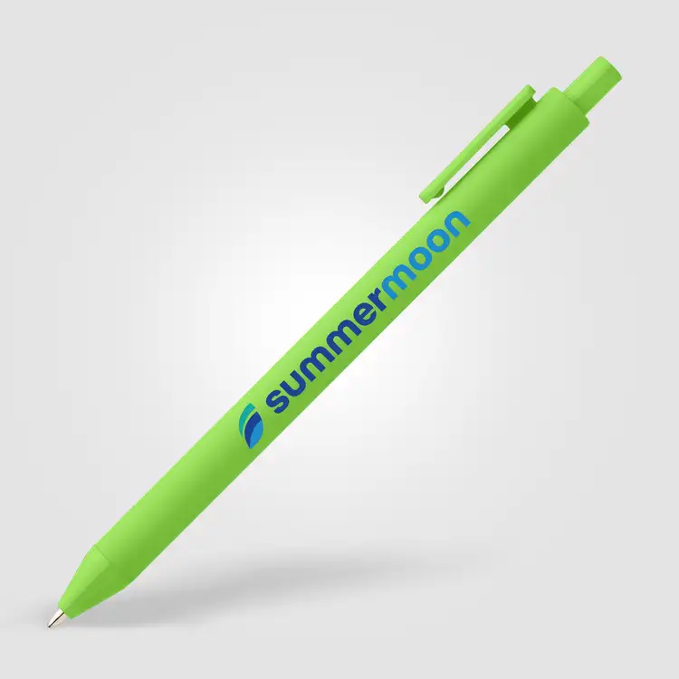 Bloom Essentials Recycled Plastic Retractable Soft Touch Pen #9