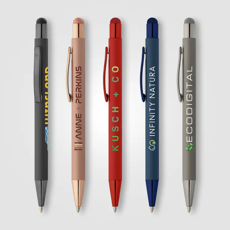 Stylo Bowie Softy monochrome avec stylet