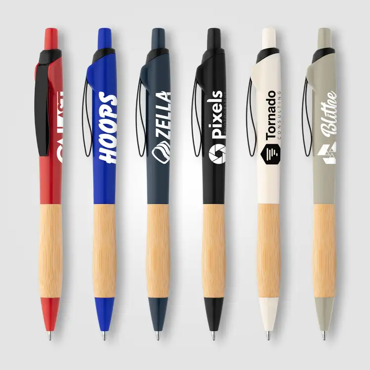 Crest Recycled Plastic FSC Bamboo Grip Pen #2