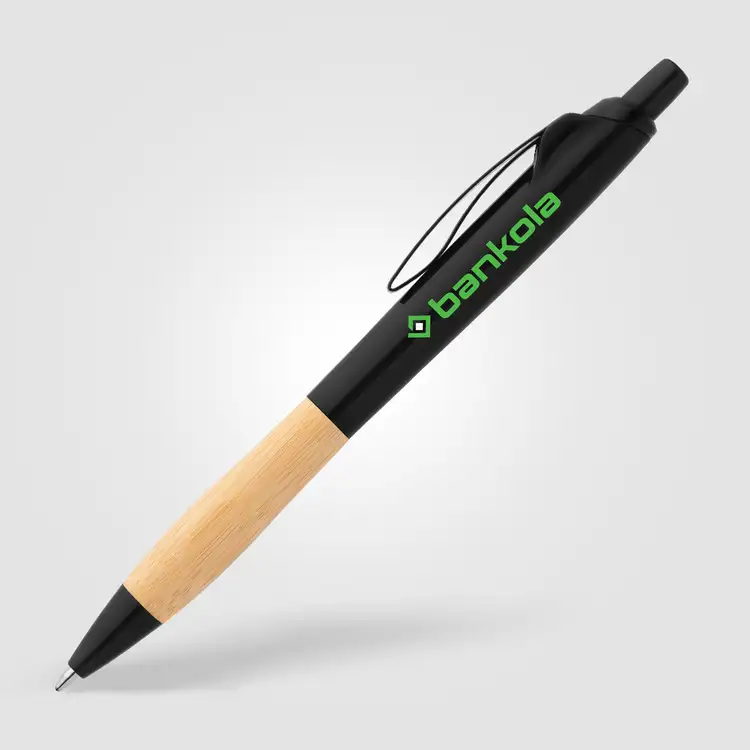 Crest Recycled Plastic FSC Bamboo Grip Pen #3