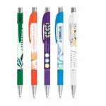 Stylo Elite Slim Chrome à prise tressée
