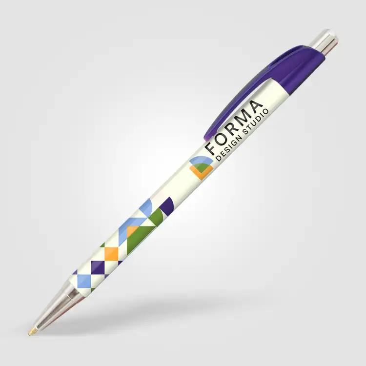 Elite Slim Metallic Chrome Pen #9