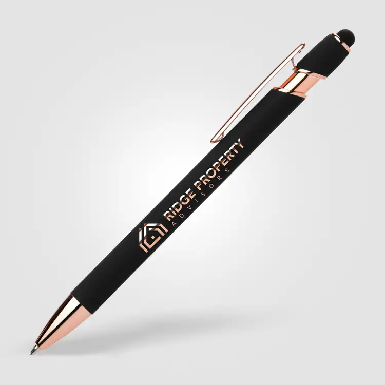 Ellipse Softy Rose Gold Classic Stylus Pen - Laser #2