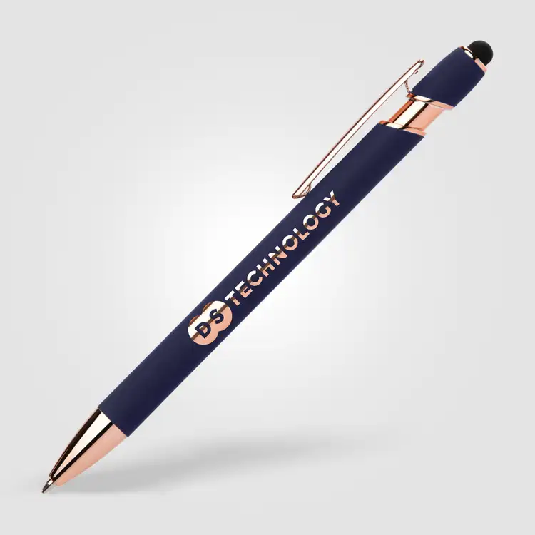 Ellipse Softy Rose Gold Classic Stylus Pen - Laser #3