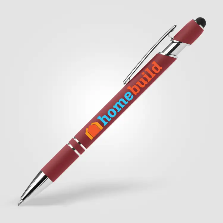 Stylo Ellipse Softy en aluminium recyclé avec stylet et encre antifraude #10