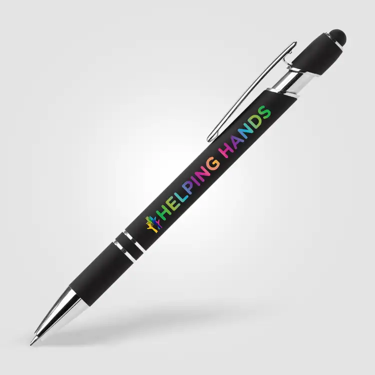 Stylo Ellipse Softy en aluminium recyclé avec stylet et encre antifraude #4
