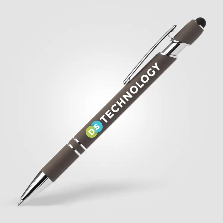Stylo Ellipse Softy en aluminium recyclé avec stylet et encre antifraude #6