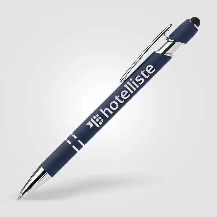 Stylo Ellipse Softy en aluminium recyclé avec stylet et encre antifraude #7