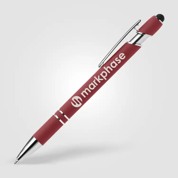 Stylo Ellipse Softy en aluminium recyclé avec stylet et encre antifraude #9