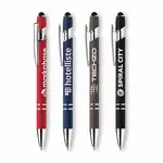 Stylo Ellipse Softy en aluminium recyclé avec stylet et encre antifraude