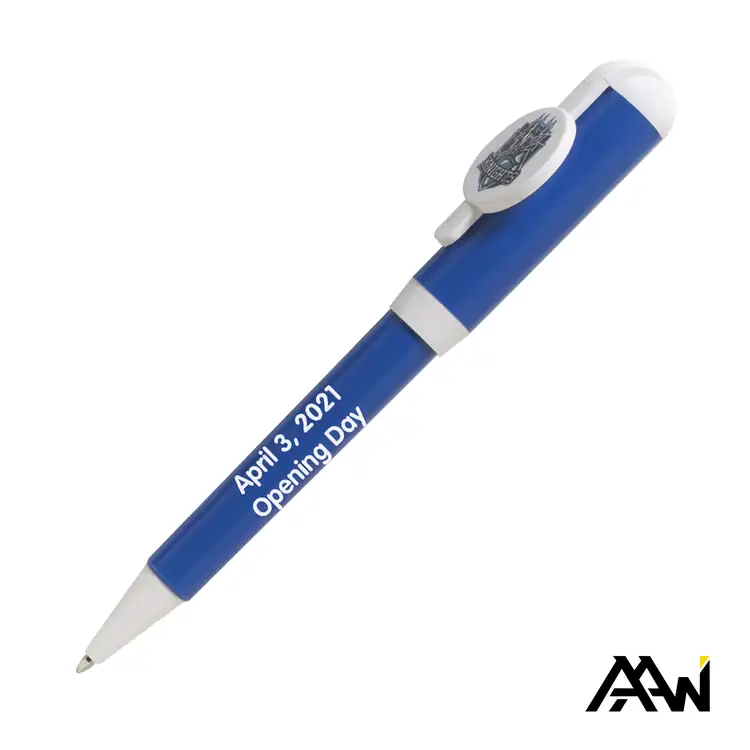 Jumbo Billboard Coloured Twist Pen with Multicolor Print #3