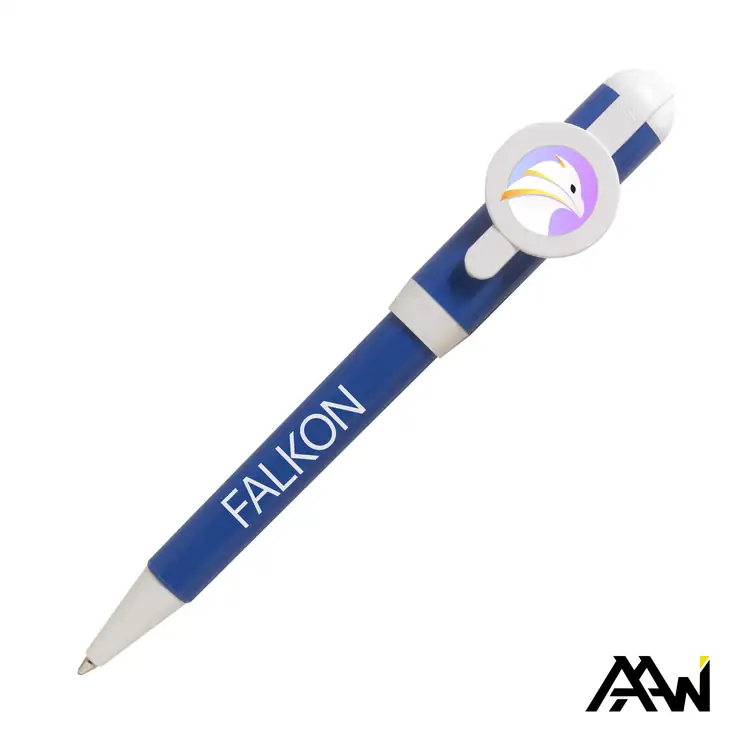 Jumbo Billboard Coloured Twist Pen with Multicolor Print #6
