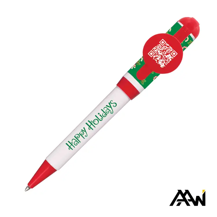 Jumbo QR Billboard Twist Pen with Decorated Cap #3