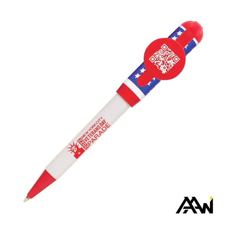 Jumbo QR Billboard Twist Pen with Decorated Cap #4