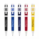 Stylo Jumbo QR Billboard coloré à rotation avec accents blancs
