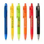 Stylo Jutta Essentials en plastique recyclé à garnitures transparentes