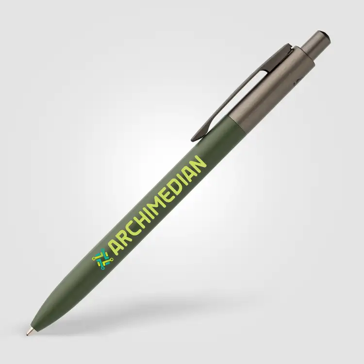 Koro Recycled Aluminum Gunmetal Trim Pen #10