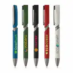 Stylo Kyra au fini pierre en plastique recyclé