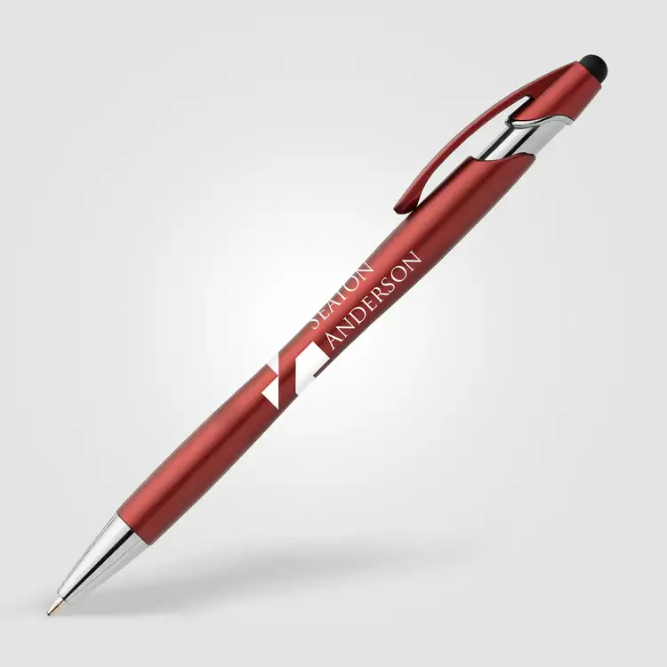 La Jolla Recycled Plastic Metallic Stylus Pen #12