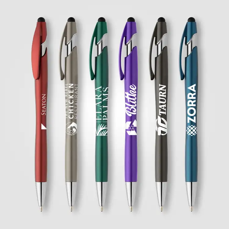 La Jolla Recycled Plastic Metallic Stylus Pen #2