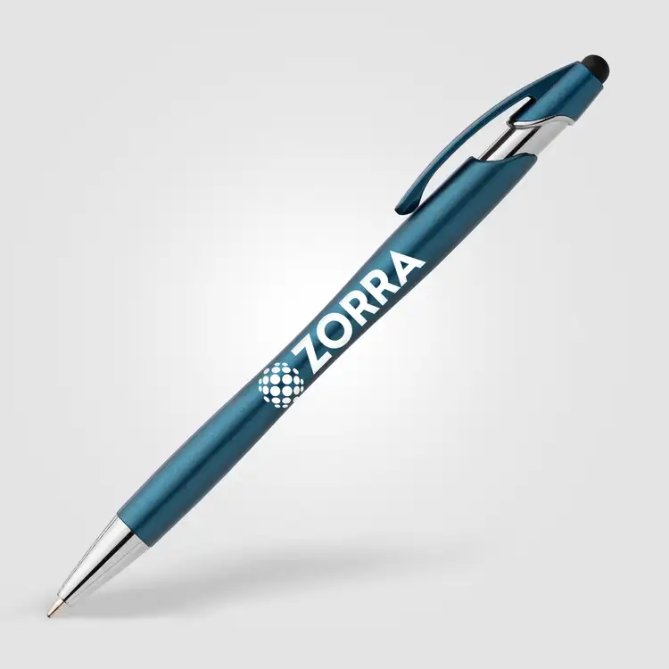 La Jolla Recycled Plastic Metallic Stylus Pen #8