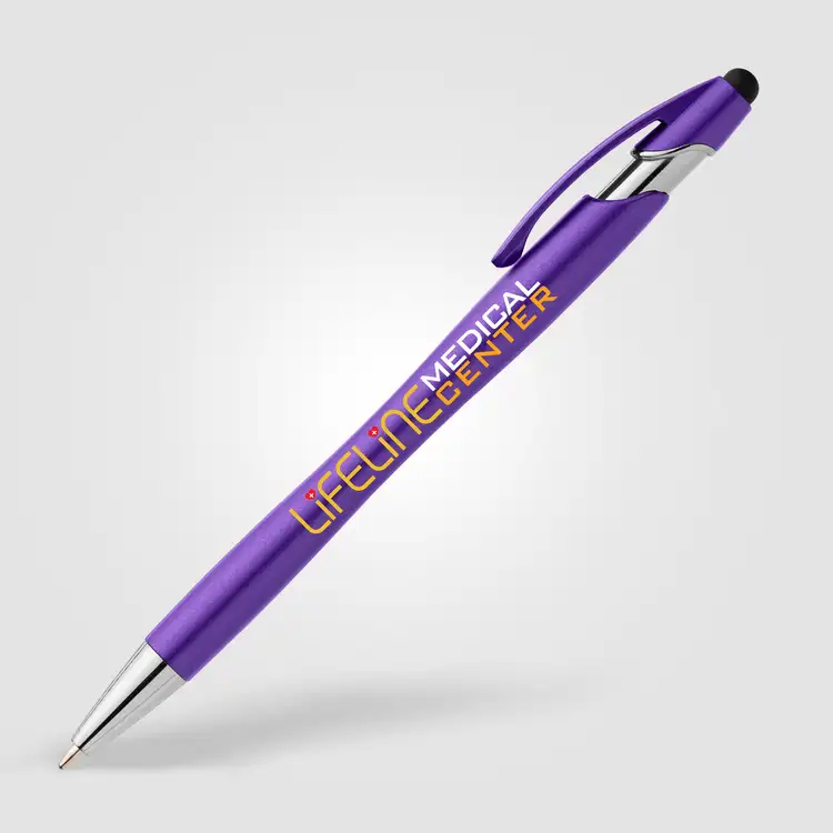 La Jolla Recycled Plastic Metallic Stylus Pen #9