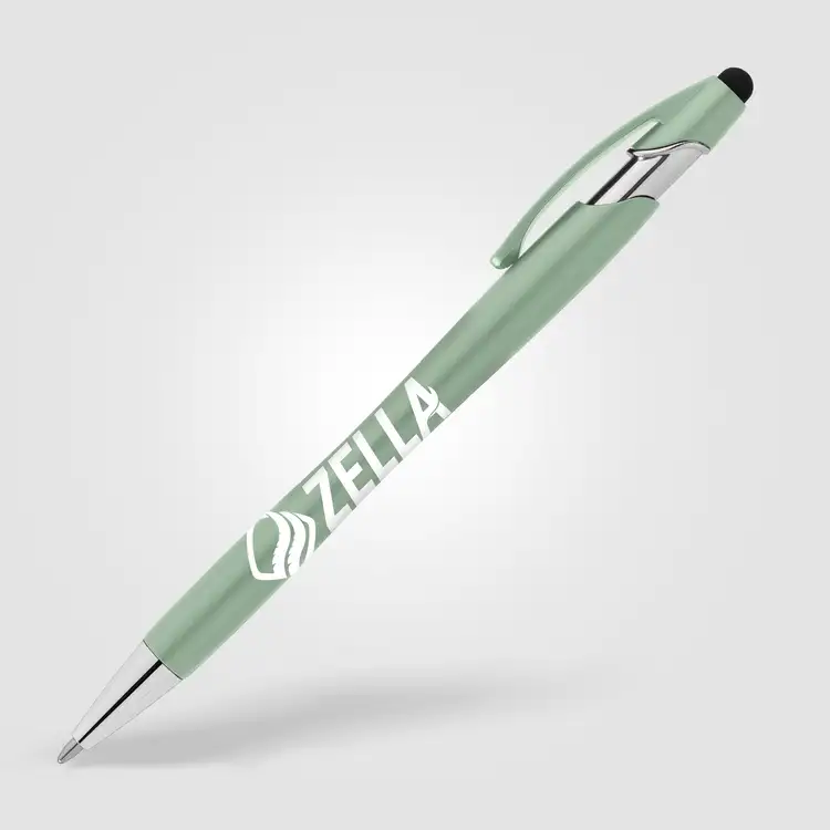La Jolla Recycled Pen with Stylus + Anti-Fraud Ink #12