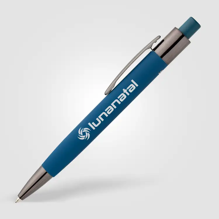 Malmö Recycled Aluminum Soft Touch Barrel Pen #5
