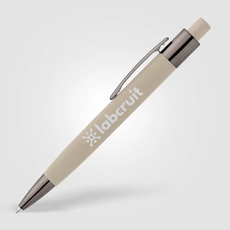 Malmö Recycled Aluminum Soft Touch Barrel Pen #7
