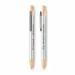 Stylo Nova en acier inoxydable recyclé et bambou