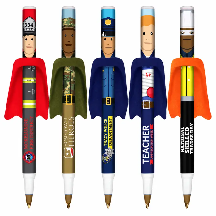Stylo Pen Heroes Héros locaux pour homme avec cape
