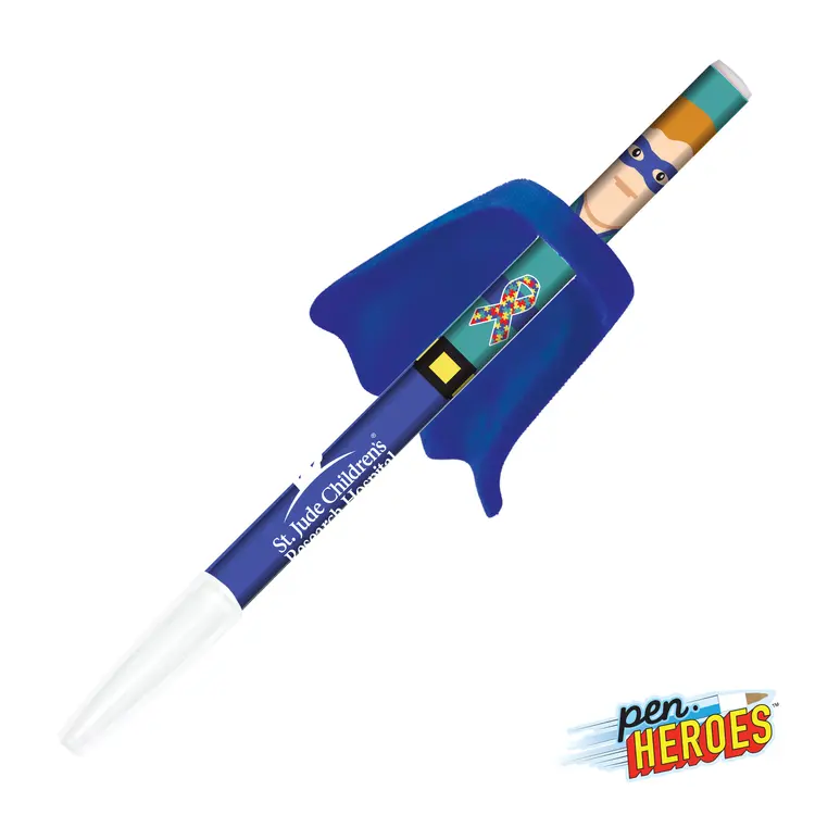 Pen Heroes Awareness Series Male with Cape Pen #2