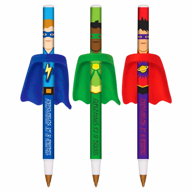 Stylo Pen Heroes Superhéros pour homme avec cape