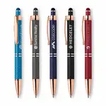 Stylo Phoenix Softy Classic avec stylet et accents or rose