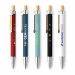 Stylo Phoenix en aluminium recyclé et bambou FSC avec stylet