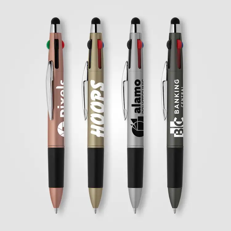 Quattro Softy Metallic 4-Ink Stylus Pen