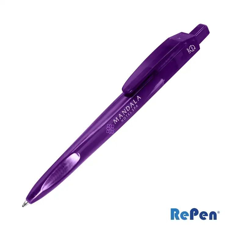 RePen Squared Translucent rPET Pen #4