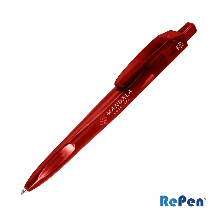RePen Squared Translucent rPET Pen #5