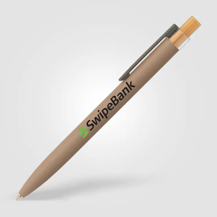 Reborn Recycled Aluminum FSC Bamboo Pen #10