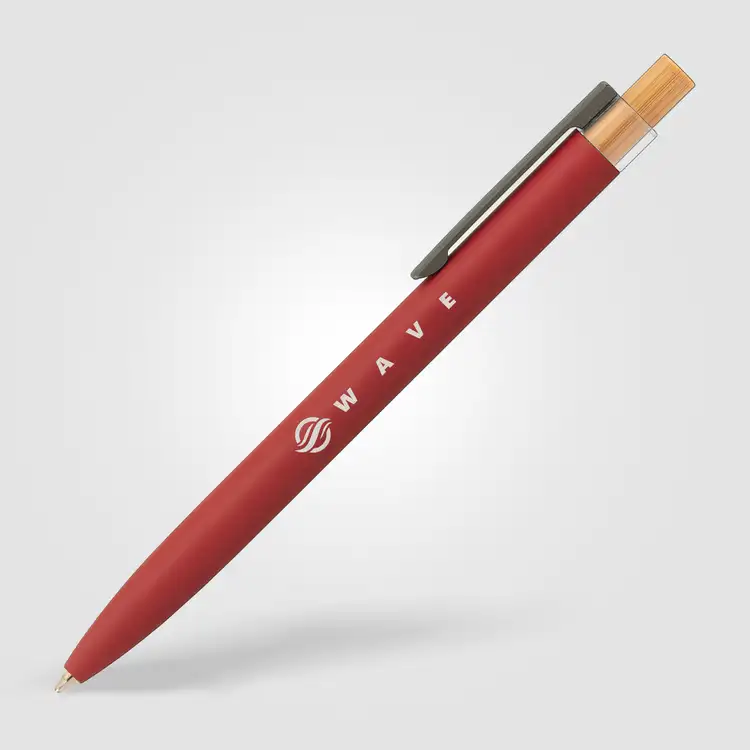 Reborn Recycled Aluminum FSC Bamboo Pen #11