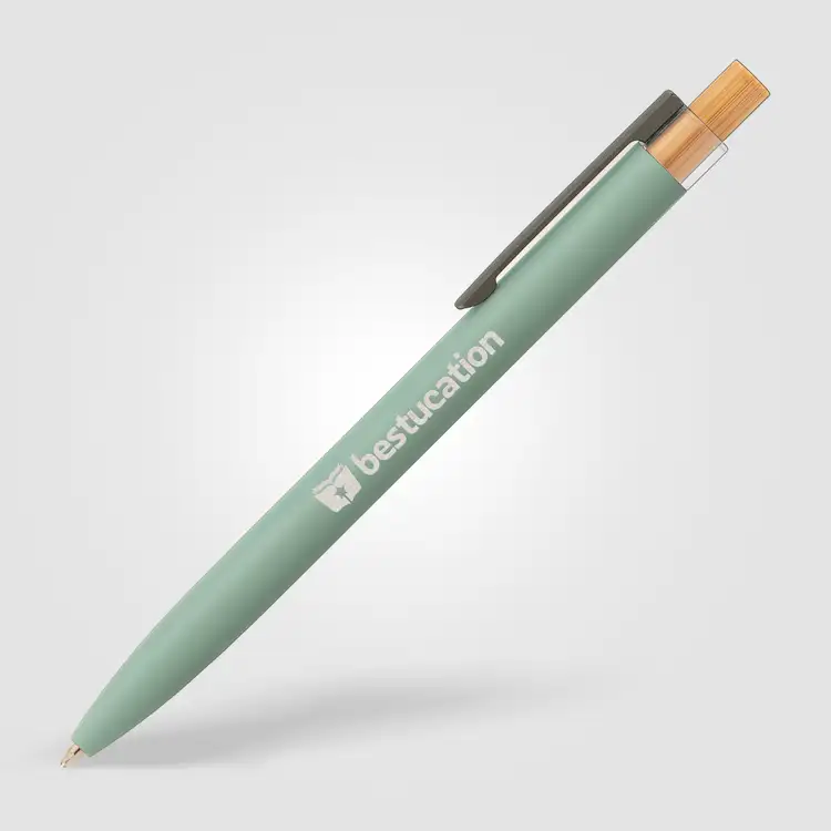 Reborn Recycled Aluminum FSC Bamboo Pen #13