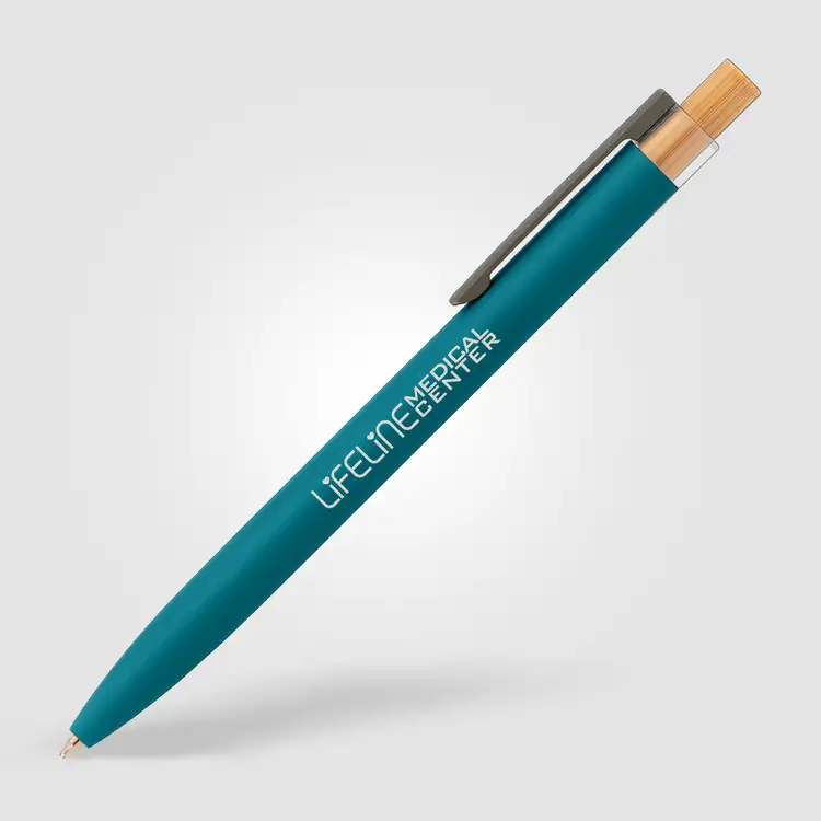 Reborn Recycled Aluminum FSC Bamboo Pen #15