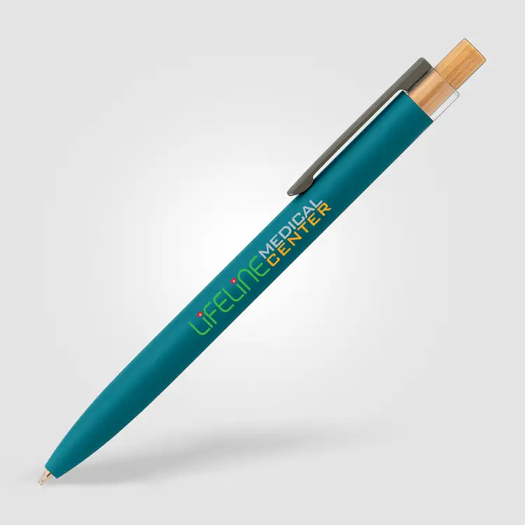Reborn Recycled Aluminum FSC Bamboo Pen #16