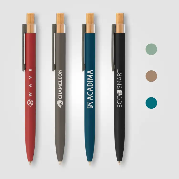 Reborn Recycled Aluminum FSC Bamboo Pen #2