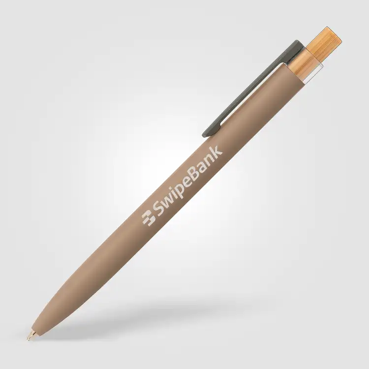 Reborn Recycled Aluminum FSC Bamboo Pen #9